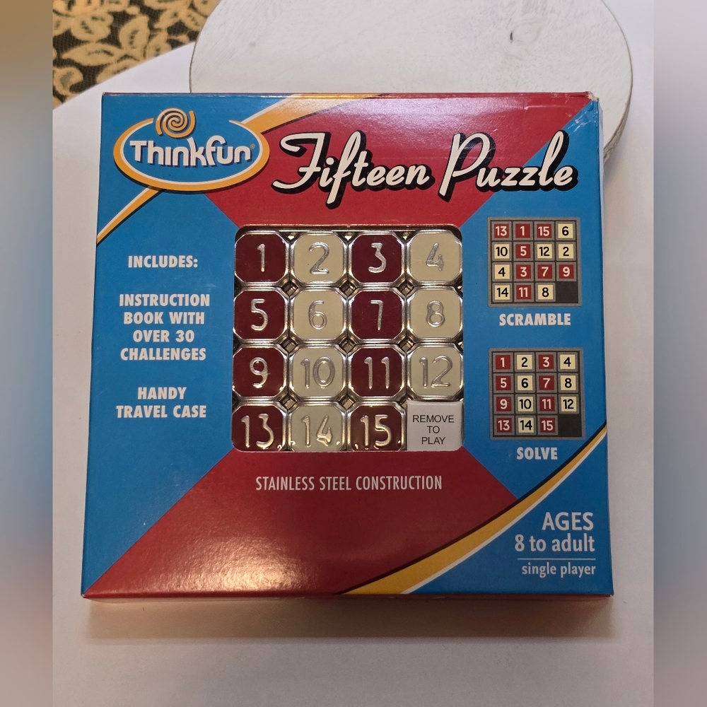 ThinkFun Fifteen Puzzle Game 2000, 2018 [ Read Details ]